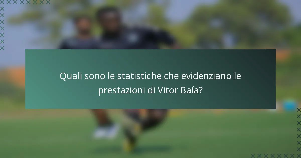 Quali sono le statistiche che evidenziano le prestazioni di Vitor Baía?